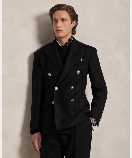 Polo テーラード リネン ドビー ジャケット｜ポロ ラルフ ローレンの