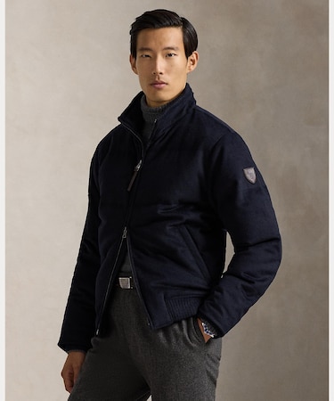 メルトン ボンバー ジャケット