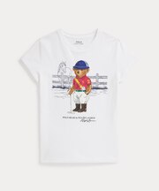 (ガールズ 7才～16才)Polo ベア コットン ジャージー Tシャツ