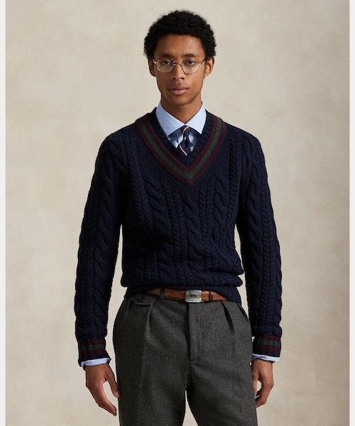 新品定番25SS ポロラルフローレン コットンカシミヤリネン クリケットセーター 新品定番25SS ポロラルフローレン コットンカシミヤリネン クリケット