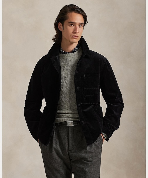 コーデュロイ ユーティリティ ジャケット