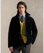 キルテッド コーデュロイ カー コート