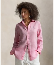 クラシック フィット リネン シャツ