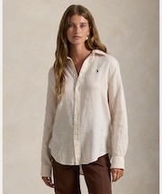 クラシック フィット リネン シャツ