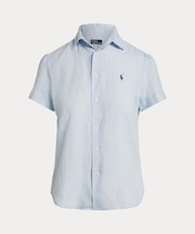 リネン ショートスリーブ シャツ