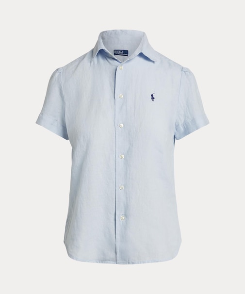 リネン ショートスリーブ シャツ