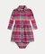 (ベビー)チェック コットン ツイル シャツドレス & ブルマー
