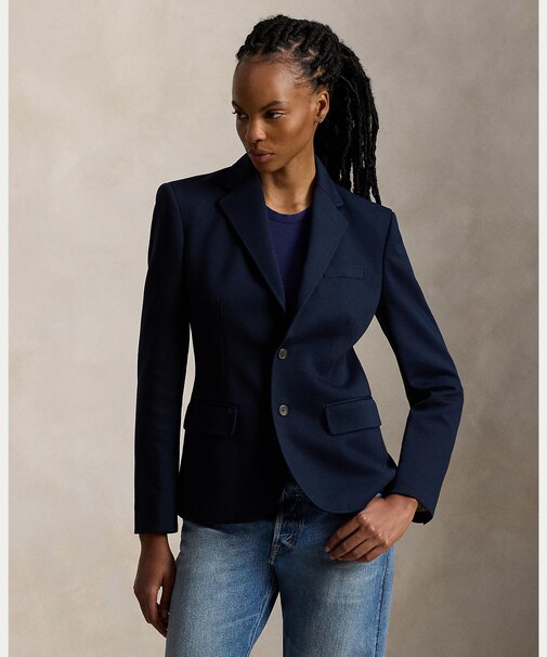 シングルブレステッド ポンチ ブレザー