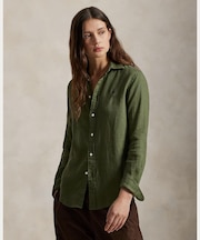 クラシック フィット リネン シャツ