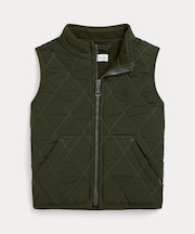 (ベビー)フリースラインド キルテッド ベスト