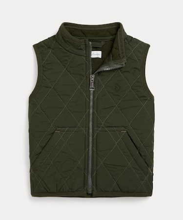 (ベビー)フリースラインド キルテッド ベスト