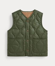 (ボーイズ 2才～7才)リバーシブル ダウン ベスト