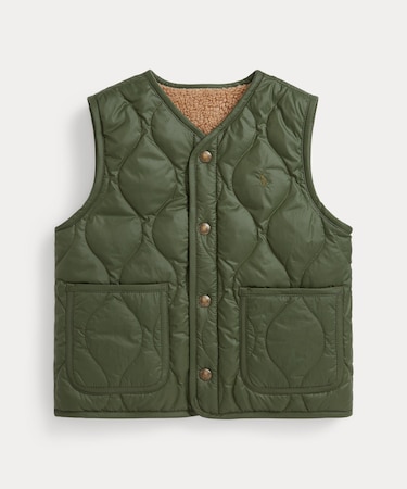 (ボーイズ 2才～7才)リバーシブル ダウン ベスト