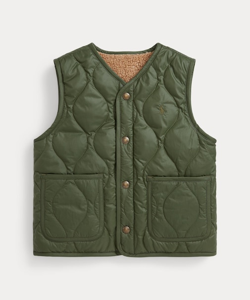 (ボーイズ 2才～7才)リバーシブル ダウン ベスト