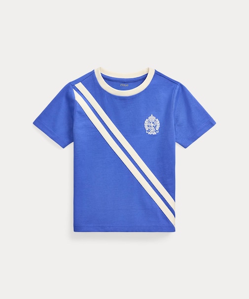 (ボーイズ 2才～7才)クレスト コットン ジャージー Tシャツ