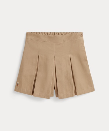 (ガールズ 2才～6才)プリーテッド チノ キュロット ショートパンツ