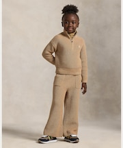 (ガールズ 2才～6才)コットン ワイドレッグ セーター パンツ