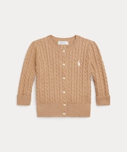 (ベビー)ミニケーブル コットン カーディガン