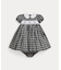(ベビー)ドッグ チェック ポプリン ドレス & ブルマー
