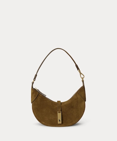 Polo ID スエード ミニ ショルダー バッグ