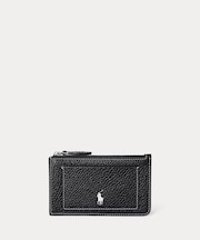Polo Play レザー ジップ カード ケース