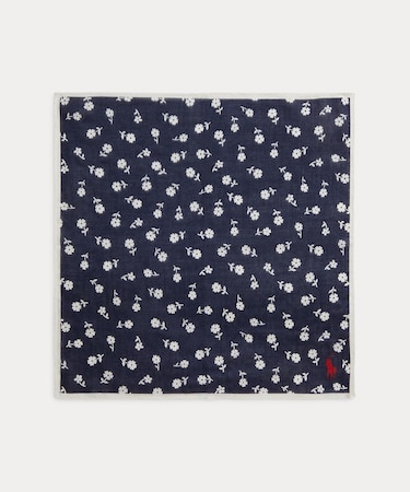 (ガールズ 2才～4才)フローラル コットン ハンカチーフ