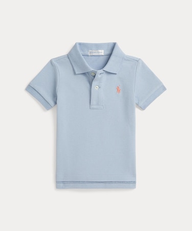 (ベビー)コットン メッシュ ポロシャツ