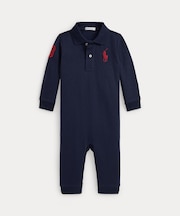 (ベビー)Big Pony コットン メッシュ ポロ カバーオール