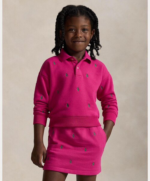 ガールズ 2才～6才)Polo ポニー フリース ポロ スウェットシャツ｜ポロ