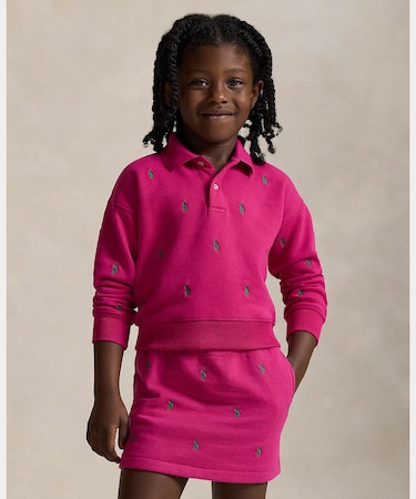 (ガールズ 2才~6才)Polo ポニー フリース ポロ スウェットシャツ