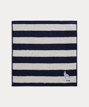 (ボーイズ 2才～4才)ドッグ ストライプド コットン ハンカチーフ