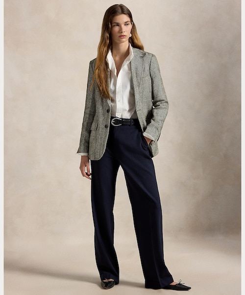 ストレッチウール リラックス ストレート パンツ｜ポロ ラルフ