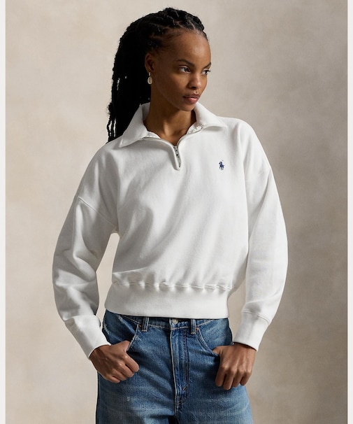 ライトウェイト フリース クォータージップ