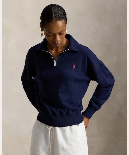 ライトウェイト フリース クォータージップ