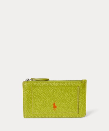 Polo Play レザー ジップ カード ケース