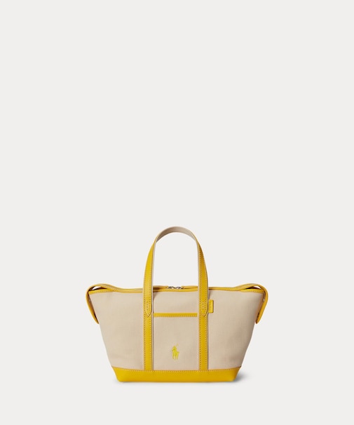 コットン キャンバス ミニ ショッパー トート