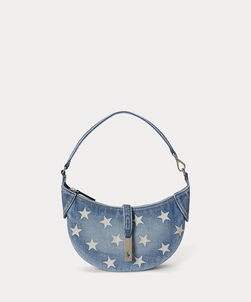 Polo ID スター デニム ミニ ショルダー バッグ