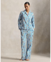 Polo ベア コットン サティーン パジャマ セット