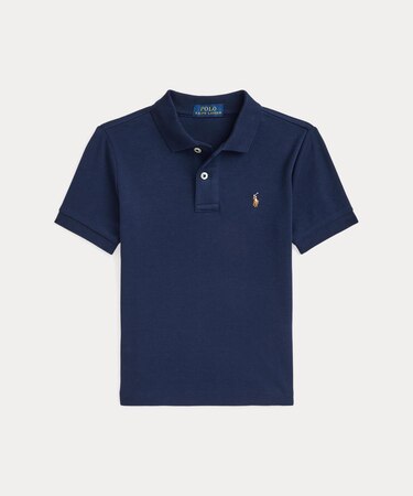 (ボーイズ 2才～7才)ソフト コットン ポロシャツ