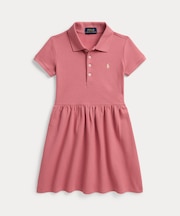 (ガールズ 2才～6才)ストレッチ メッシュ ポロ ドレス