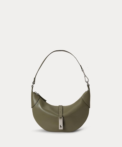 Polo ID カーフスキン ミニ ショルダー バッグ｜ポロ ラルフ ローレン