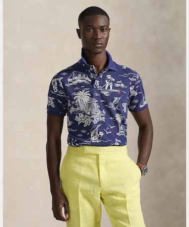 クラシック フィット Polo ベア メッシュ ポロシャツ