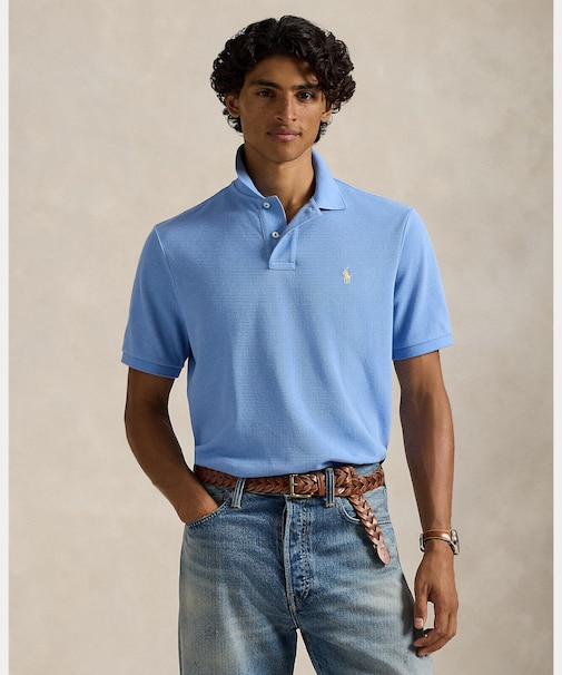 アイコニック メッシュ ポロシャツ