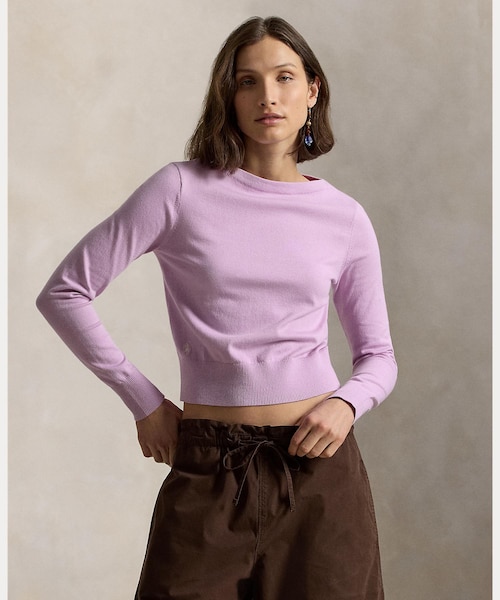 コットンブレンド ボートネック セーター｜ポロ ラルフ ローレンの通販