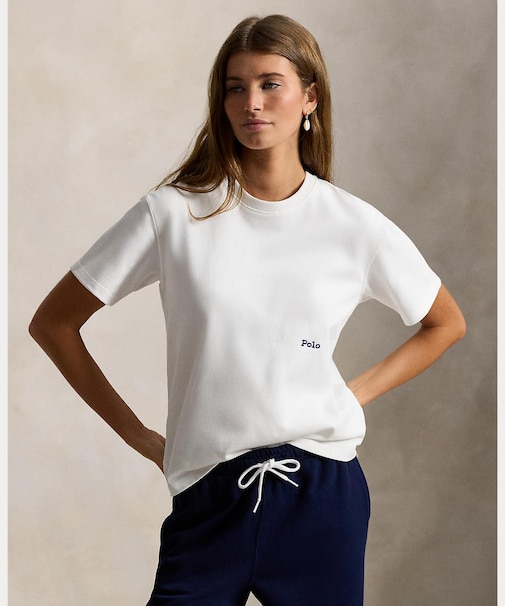 Big Pony コットン クルーネック Tシャツ