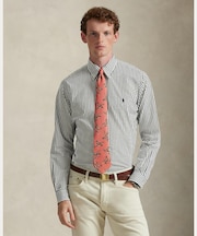 クラシック フィット ストライプド ブロードクロス シャツ