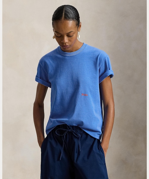 Big Pony コットン クルーネック Tシャツ