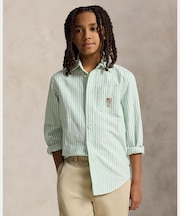 (ボーイズ 8才～20才)Polo ベア コットン オックスフォード シャツ