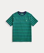 (ボーイズ 8才～20才)ストライプド コットン ジャージー Tシャツ