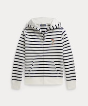 (ボーイズ 8才～20才)Polo ベア ストライプド フリース フーディ